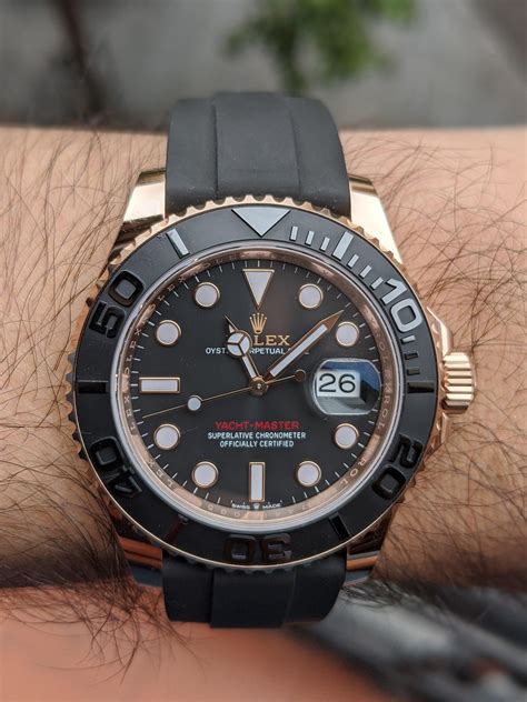 rolex watch men rose gold|Rolex rose gold yachtmaster 40mm.